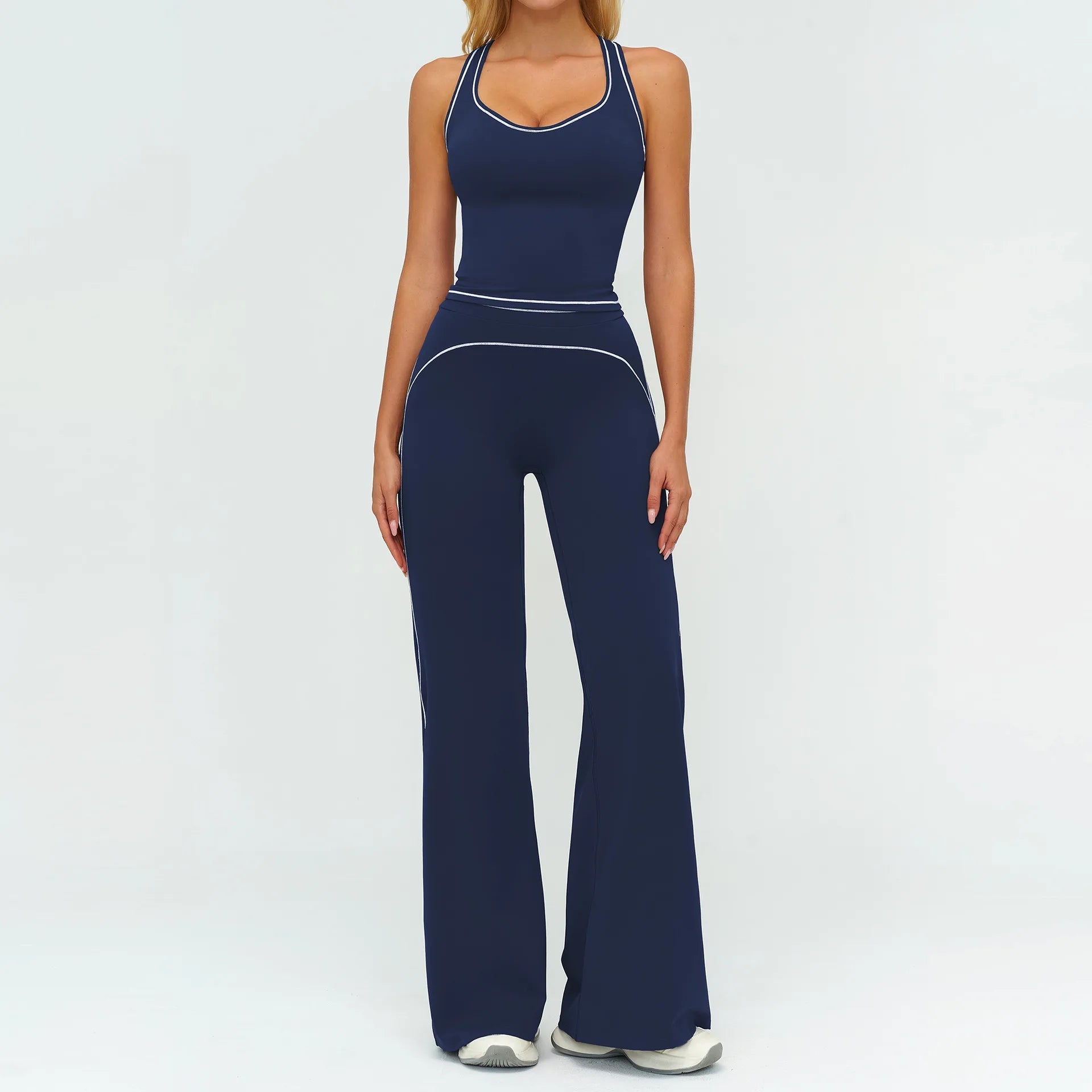 Ensemble de yoga 2 pièces pour femme, tenue de sport, vêtements de gym, ensemble soutien-gorge de sport et pantalon de course, vêtements de yoga et de sport pour femme - FATAONEnsemble de yoga 2 pièces pour femme, tenue de sport, vêtements de gym, ensemble soutien-gorge de sport et pantalon de course, vêtements de yoga et de sport pour femmeMode FemmeFATAON