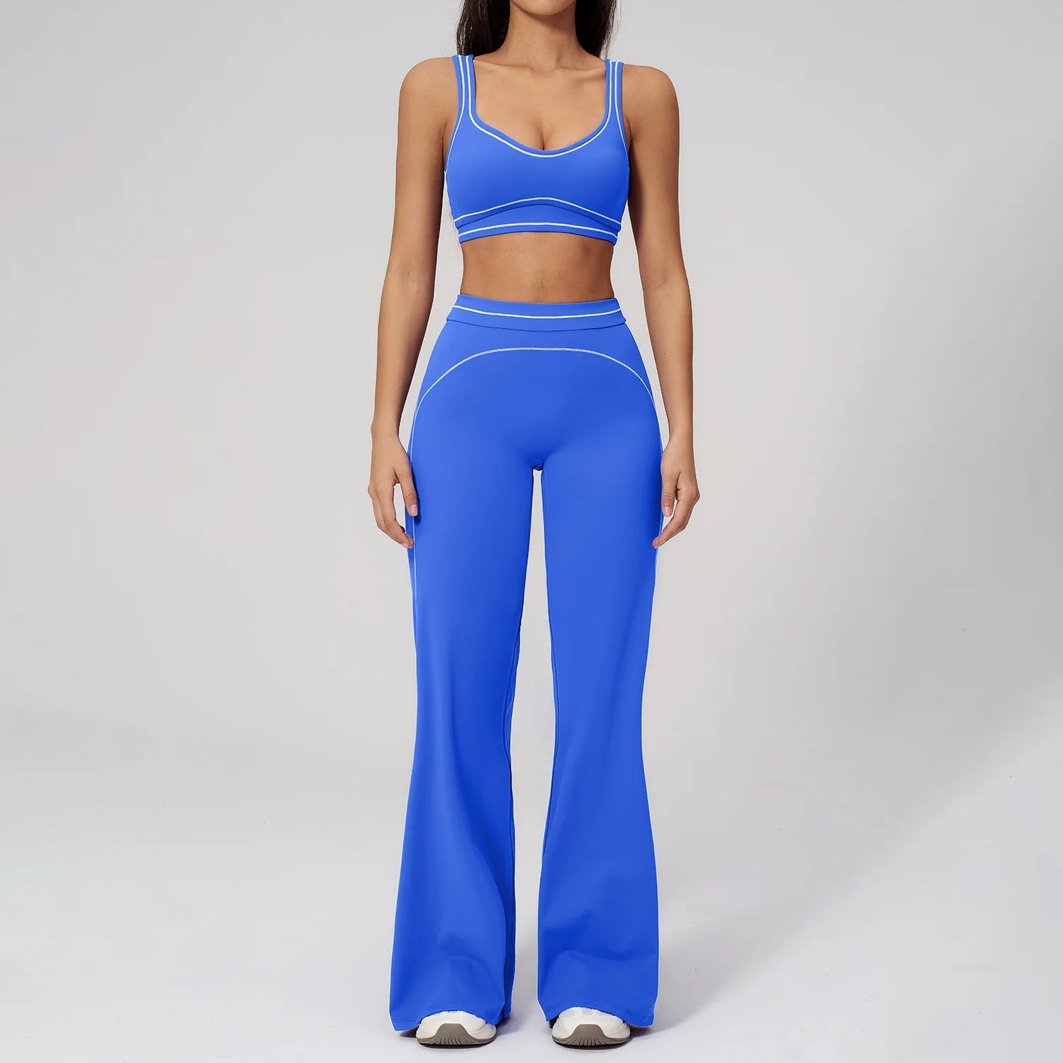 Ensemble de yoga 2 pièces pour femme, tenue de sport, vêtements de gym, ensemble soutien-gorge de sport et pantalon de course, vêtements de yoga et de sport pour femme - FATAONEnsemble de yoga 2 pièces pour femme, tenue de sport, vêtements de gym, ensemble soutien-gorge de sport et pantalon de course, vêtements de yoga et de sport pour femmeMode FemmeFATAON