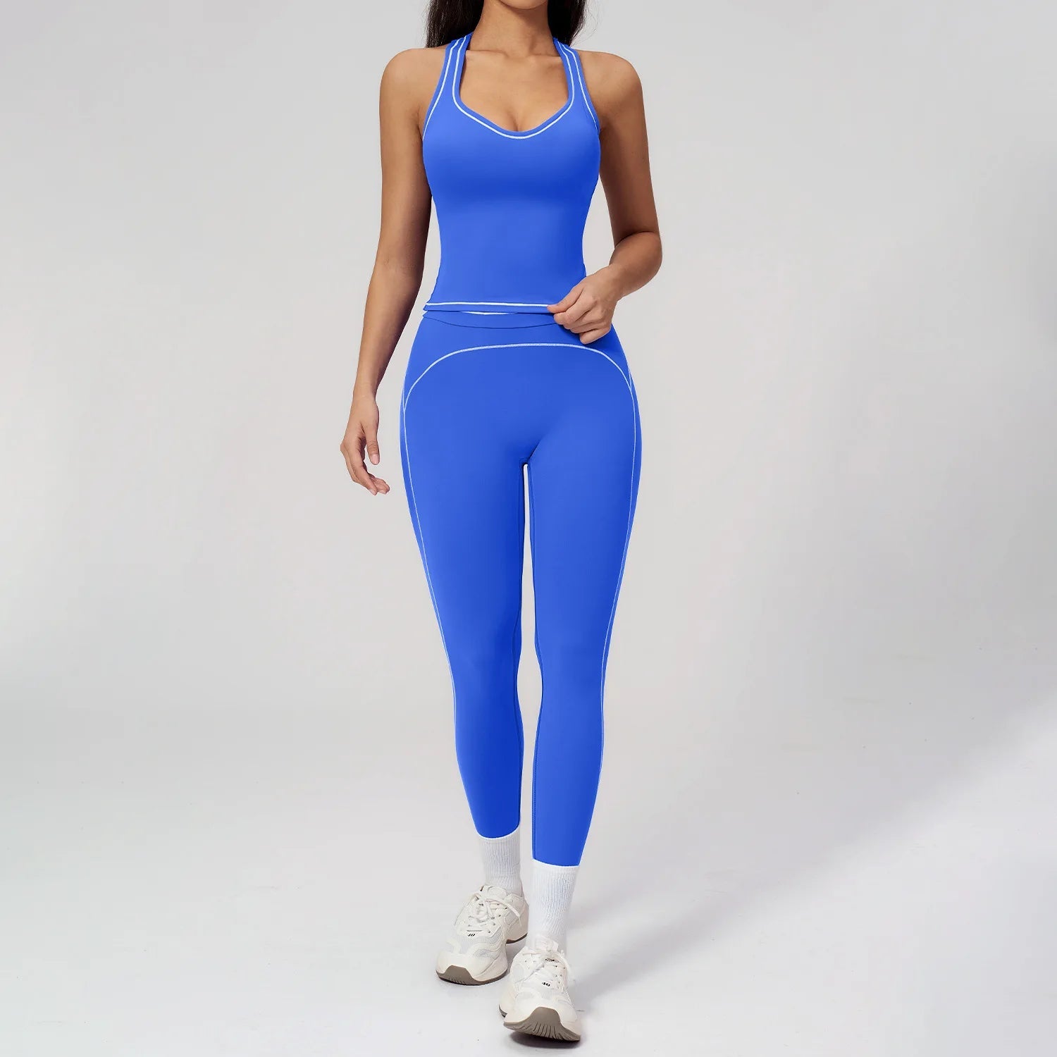 Ensemble de yoga 2 pièces pour femme, tenue de sport, vêtements de gym, ensemble soutien-gorge de sport et pantalon de course, vêtements de yoga et de sport pour femme - FATAONEnsemble de yoga 2 pièces pour femme, tenue de sport, vêtements de gym, ensemble soutien-gorge de sport et pantalon de course, vêtements de yoga et de sport pour femmeMode FemmeFATAON