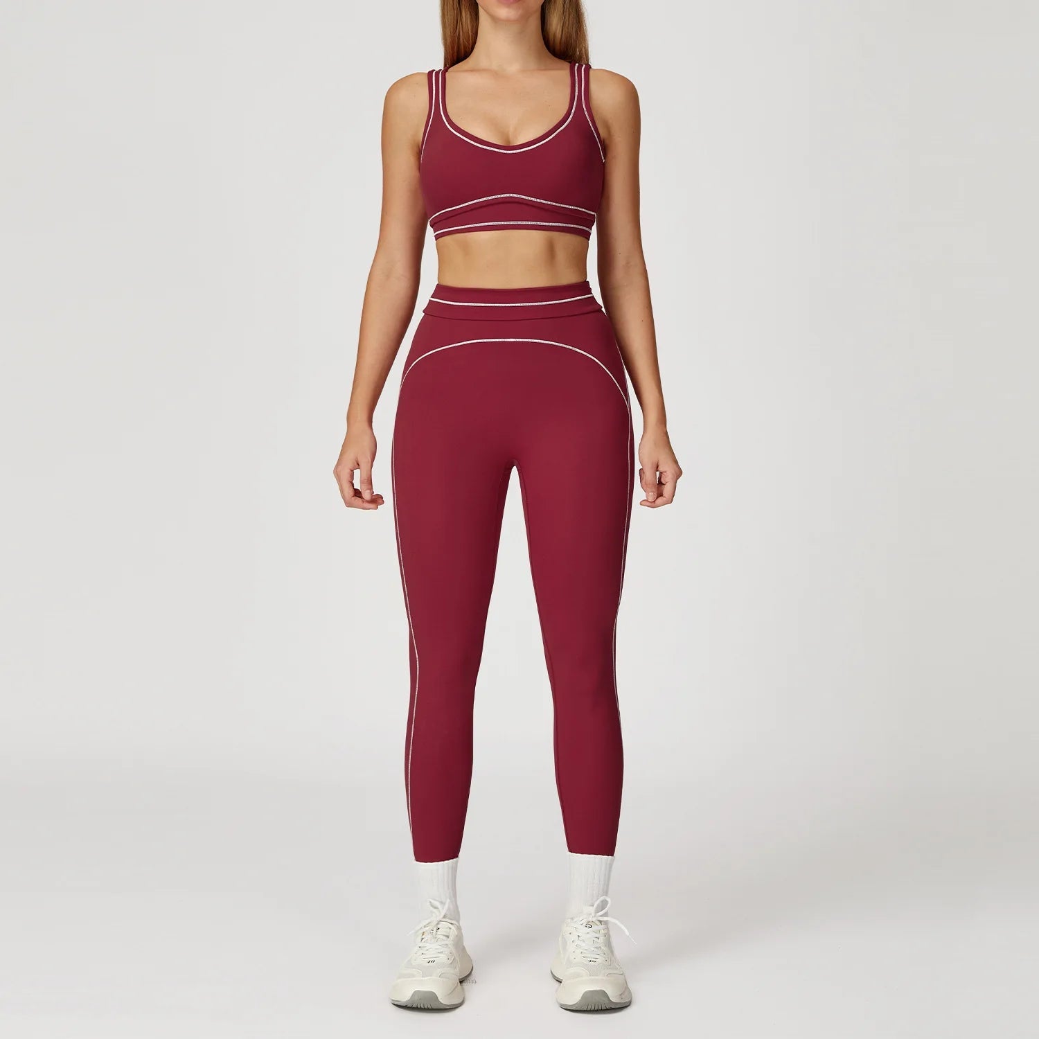 Ensemble de yoga 2 pièces pour femme, tenue de sport, vêtements de gym, ensemble soutien-gorge de sport et pantalon de course, vêtements de yoga et de sport pour femme - FATAONEnsemble de yoga 2 pièces pour femme, tenue de sport, vêtements de gym, ensemble soutien-gorge de sport et pantalon de course, vêtements de yoga et de sport pour femmeMode FemmeFATAON