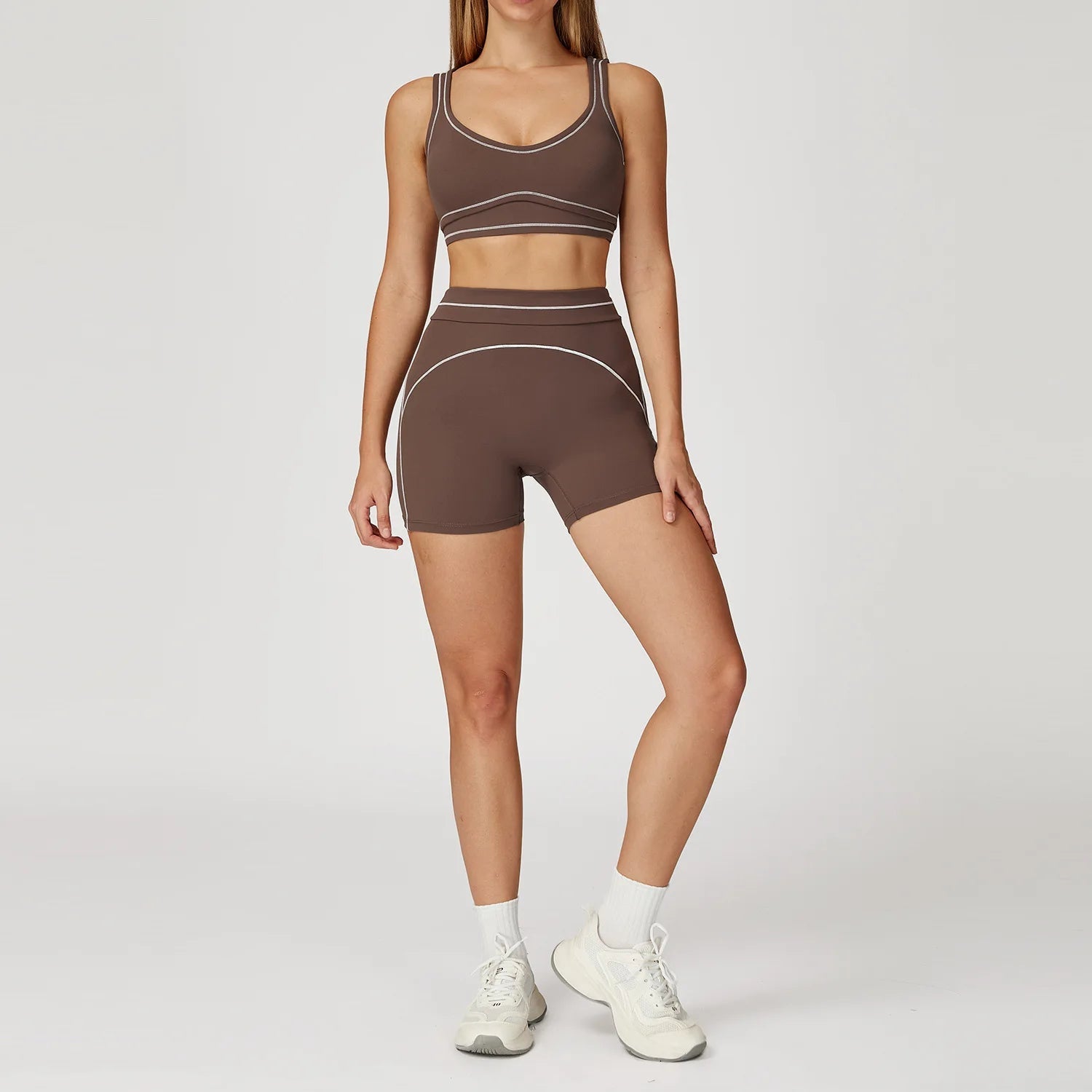 Ensemble de yoga 2 pièces pour femme, tenue de sport, vêtements de gym, ensemble soutien-gorge de sport et pantalon de course, vêtements de yoga et de sport pour femme - FATAONEnsemble de yoga 2 pièces pour femme, tenue de sport, vêtements de gym, ensemble soutien-gorge de sport et pantalon de course, vêtements de yoga et de sport pour femmeMode FemmeFATAON