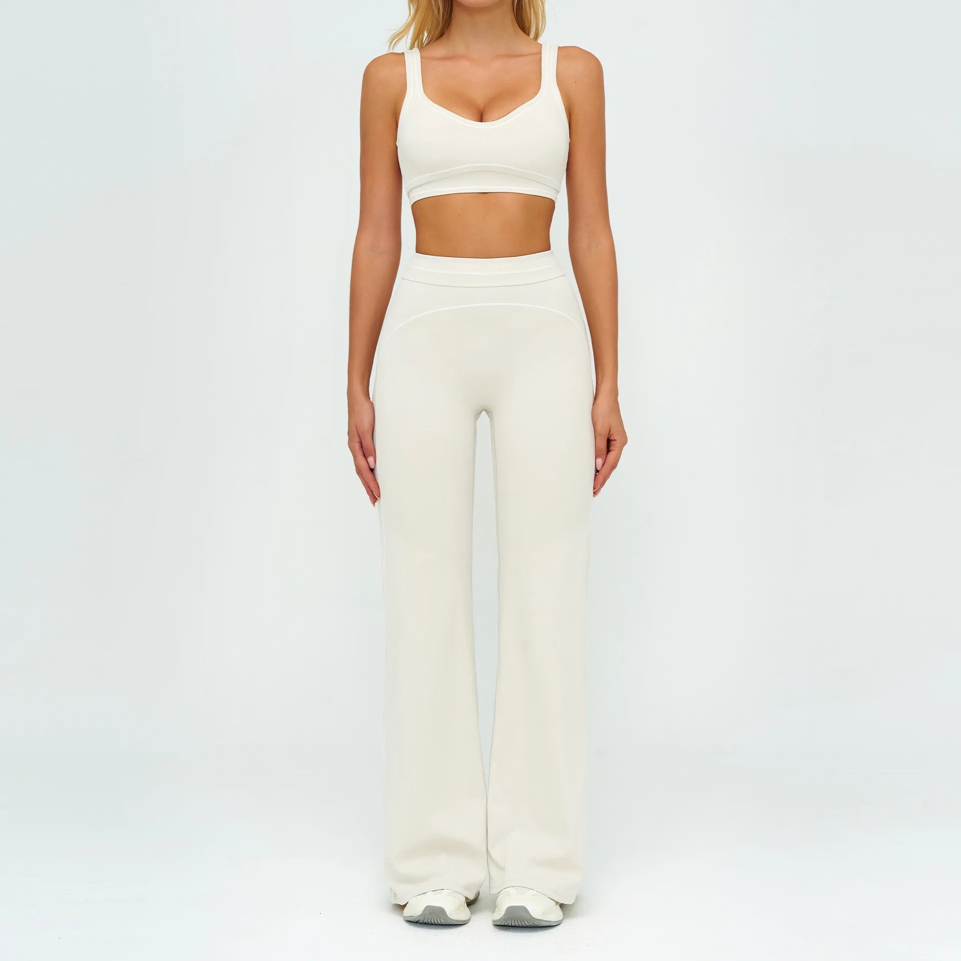 Ensemble de yoga 2 pièces pour femme, tenue de sport, vêtements de gym, ensemble soutien-gorge de sport et pantalon de course, vêtements de yoga et de sport pour femme - FATAONEnsemble de yoga 2 pièces pour femme, tenue de sport, vêtements de gym, ensemble soutien-gorge de sport et pantalon de course, vêtements de yoga et de sport pour femmeMode FemmeFATAON