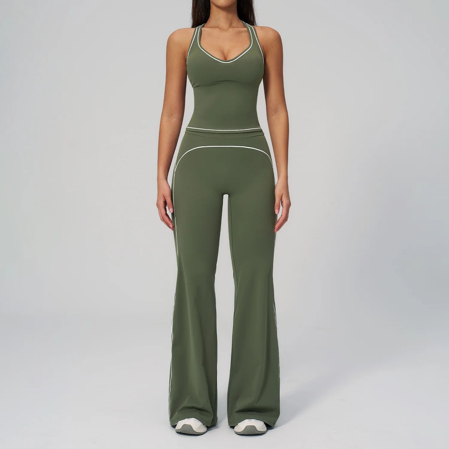 Ensemble de yoga 2 pièces pour femme, tenue de sport, vêtements de gym, ensemble soutien-gorge de sport et pantalon de course, vêtements de yoga et de sport pour femme - FATAONEnsemble de yoga 2 pièces pour femme, tenue de sport, vêtements de gym, ensemble soutien-gorge de sport et pantalon de course, vêtements de yoga et de sport pour femmeMode FemmeFATAON