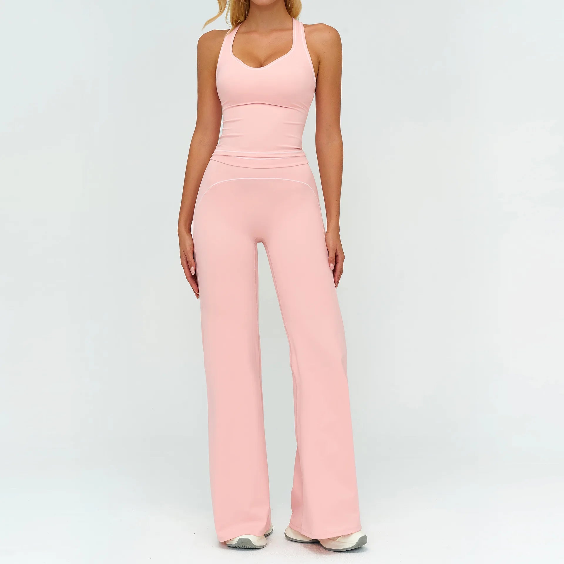 Ensemble de yoga 2 pièces pour femme, tenue de sport, vêtements de gym, ensemble soutien-gorge de sport et pantalon de course, vêtements de yoga et de sport pour femme - FATAONEnsemble de yoga 2 pièces pour femme, tenue de sport, vêtements de gym, ensemble soutien-gorge de sport et pantalon de course, vêtements de yoga et de sport pour femmeMode FemmeFATAON