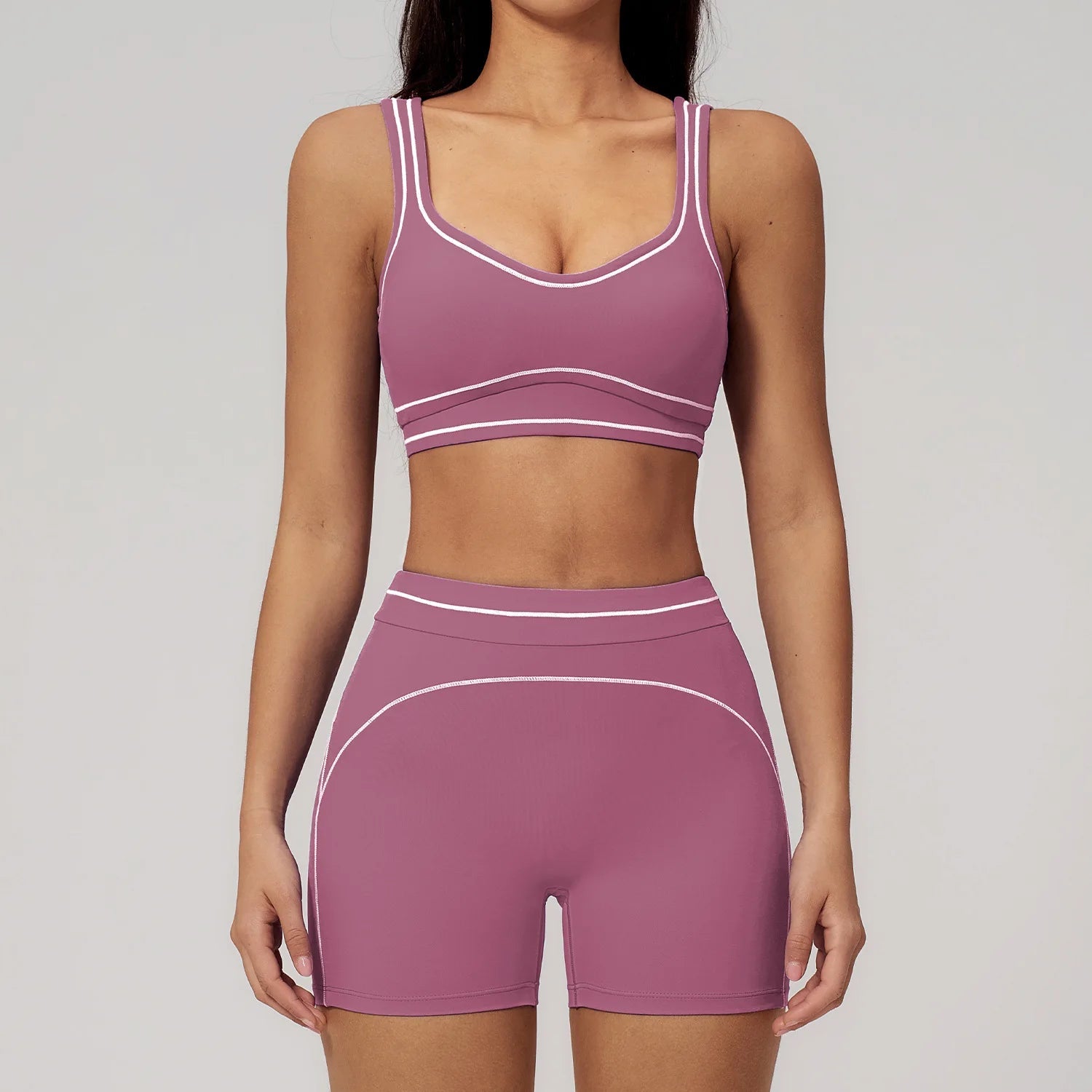 Ensemble de yoga 2 pièces pour femme, tenue de sport, vêtements de gym, ensemble soutien-gorge de sport et pantalon de course, vêtements de yoga et de sport pour femme - FATAONEnsemble de yoga 2 pièces pour femme, tenue de sport, vêtements de gym, ensemble soutien-gorge de sport et pantalon de course, vêtements de yoga et de sport pour femmeMode FemmeFATAON