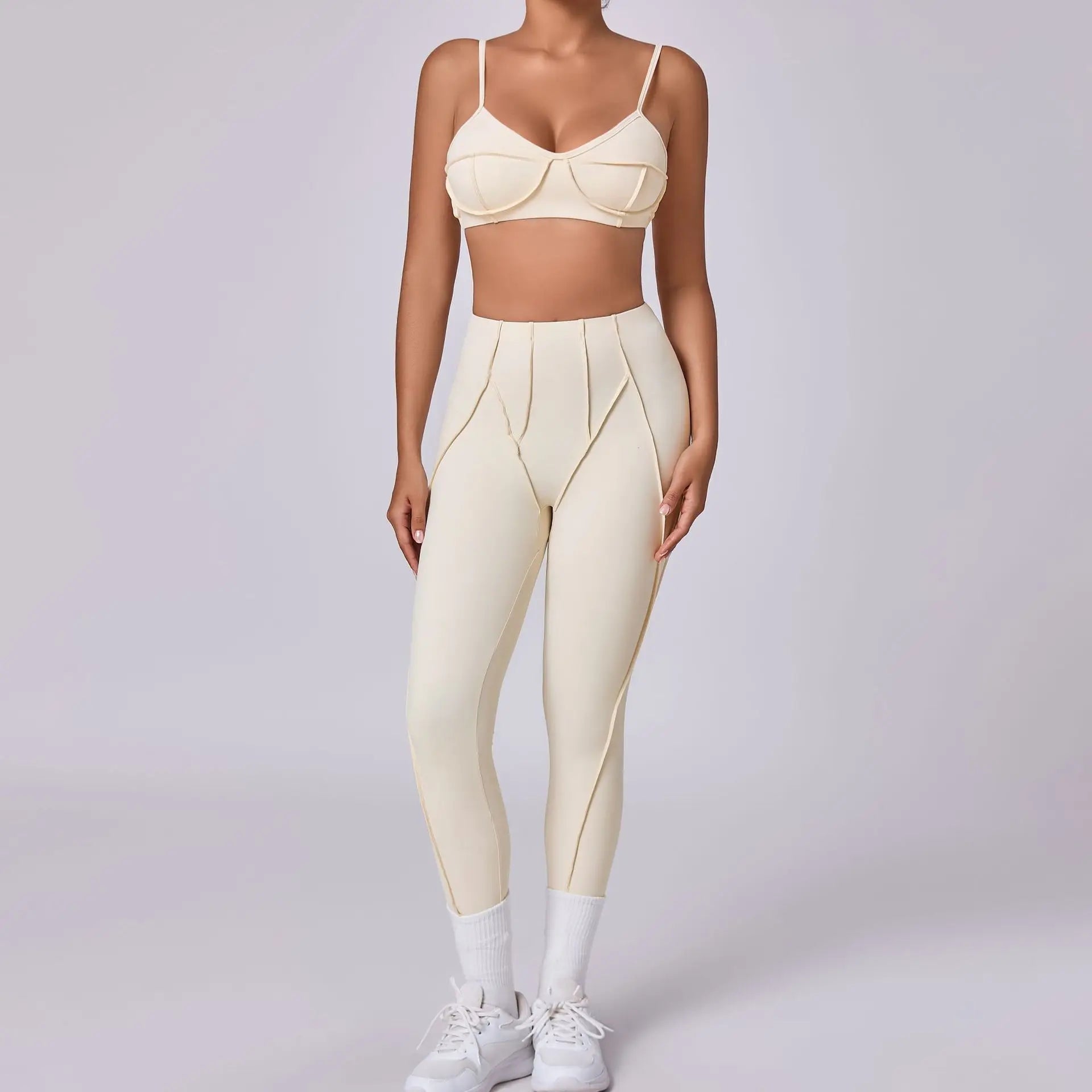 Ensemble de yoga pour femme, survêtement d'entraînement, legging athlétique imbibé, legging push-up de gym, soutien-gorge de fitness, vêtements de sport, vêtements actifs, nouveau - FATAONEnsemble de yoga pour femme, survêtement d'entraînement, legging athlétique imbibé, legging push-up de gym, soutien-gorge de fitness, vêtements de sport, vêtements actifs, nouveauFitness FemmeFATAON