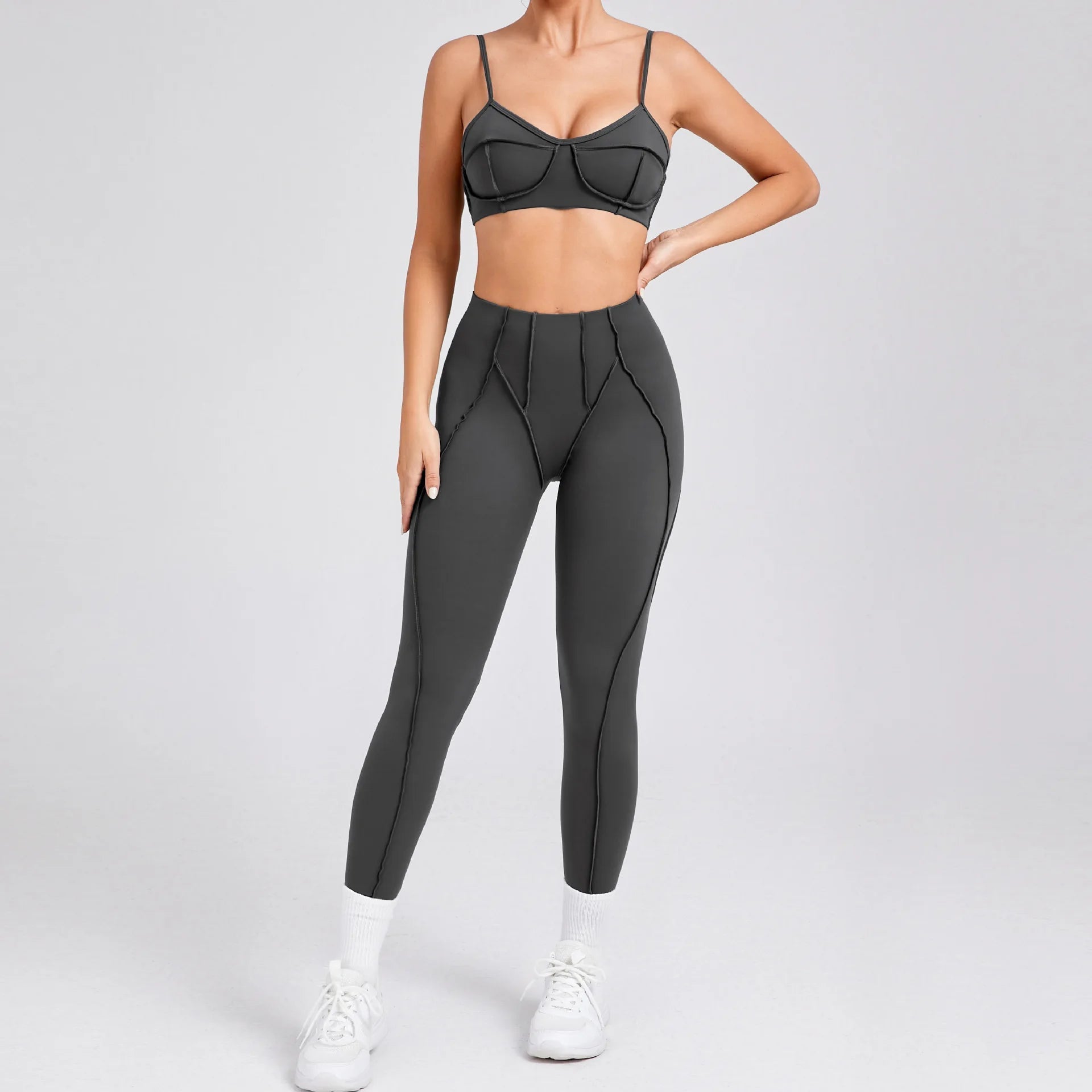 Ensemble de yoga pour femme, survêtement d'entraînement, legging athlétique imbibé, legging push-up de gym, soutien-gorge de fitness, vêtements de sport, vêtements actifs, nouveau - FATAONEnsemble de yoga pour femme, survêtement d'entraînement, legging athlétique imbibé, legging push-up de gym, soutien-gorge de fitness, vêtements de sport, vêtements actifs, nouveauFitness FemmeFATAON