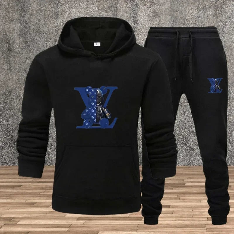 Ensemble sweat-shirt à capuche imprimé pour hommes, tissu doux, Streetwear décontracté, Fitness, Jogging, vêtements de sport, tenue 2 pièces confortable, nouvelle collection - FATAONEnsemble sweat-shirt à capuche imprimé pour hommes, tissu doux, Streetwear décontracté, Fitness, Jogging, vêtements de sport, tenue 2 pièces confortable, nouvelle collectionMode HommeFATAON