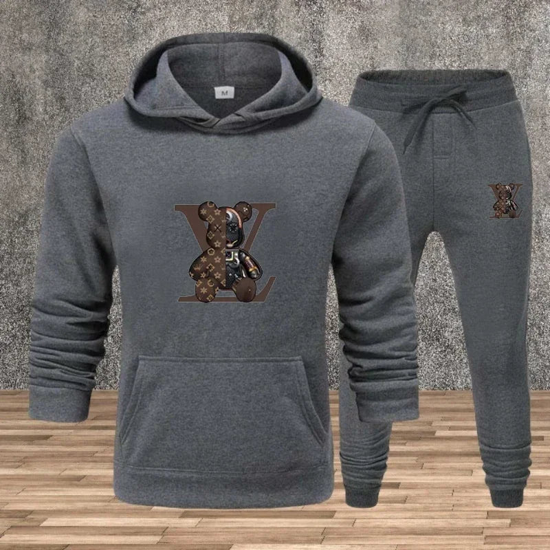 Ensemble sweat-shirt à capuche imprimé pour hommes, tissu doux, Streetwear décontracté, Fitness, Jogging, vêtements de sport, tenue 2 pièces confortable, nouvelle collection - FATAONEnsemble sweat-shirt à capuche imprimé pour hommes, tissu doux, Streetwear décontracté, Fitness, Jogging, vêtements de sport, tenue 2 pièces confortable, nouvelle collectionMode HommeFATAON