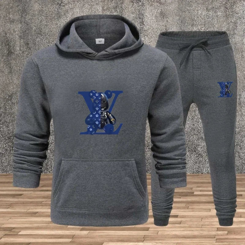 Ensemble sweat-shirt à capuche imprimé pour hommes, tissu doux, Streetwear décontracté, Fitness, Jogging, vêtements de sport, tenue 2 pièces confortable, nouvelle collection - FATAONEnsemble sweat-shirt à capuche imprimé pour hommes, tissu doux, Streetwear décontracté, Fitness, Jogging, vêtements de sport, tenue 2 pièces confortable, nouvelle collectionMode HommeFATAON