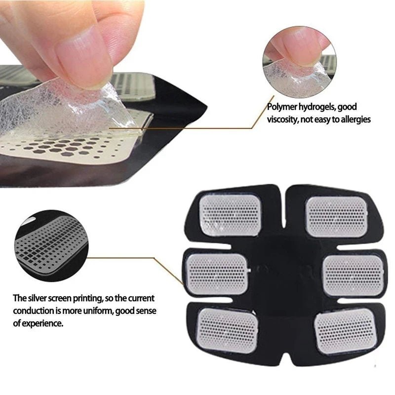 Entraîneur de hanche électrique EMS, stimulateur de muscles abdominaux pour bras, jambes, dos, corps amincissant, perte de poids, gel de remplacement, masseur de fitness - FATAONEntraîneur de hanche électrique EMS, stimulateur de muscles abdominaux pour bras, jambes, dos, corps amincissant, perte de poids, gel de remplacement, masseur de fitnessFitness & SportFATAON