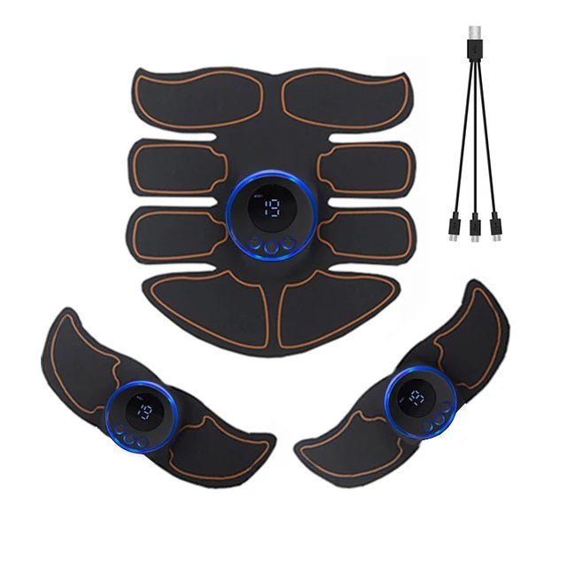 Entraîneur de hanche électrique EMS, stimulateur de muscles abdominaux pour bras, jambes, dos, corps amincissant, perte de poids, gel de remplacement, masseur de fitness - FATAONEntraîneur de hanche électrique EMS, stimulateur de muscles abdominaux pour bras, jambes, dos, corps amincissant, perte de poids, gel de remplacement, masseur de fitnessFitness & SportFATAON