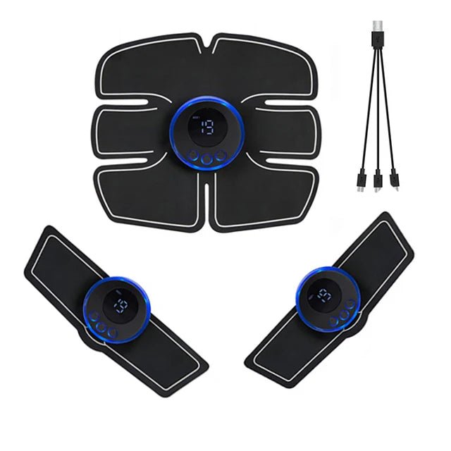 Entraîneur de hanche électrique EMS, stimulateur de muscles abdominaux pour bras, jambes, dos, corps amincissant, perte de poids, gel de remplacement, masseur de fitness - FATAONEntraîneur de hanche électrique EMS, stimulateur de muscles abdominaux pour bras, jambes, dos, corps amincissant, perte de poids, gel de remplacement, masseur de fitnessFitness & SportFATAON