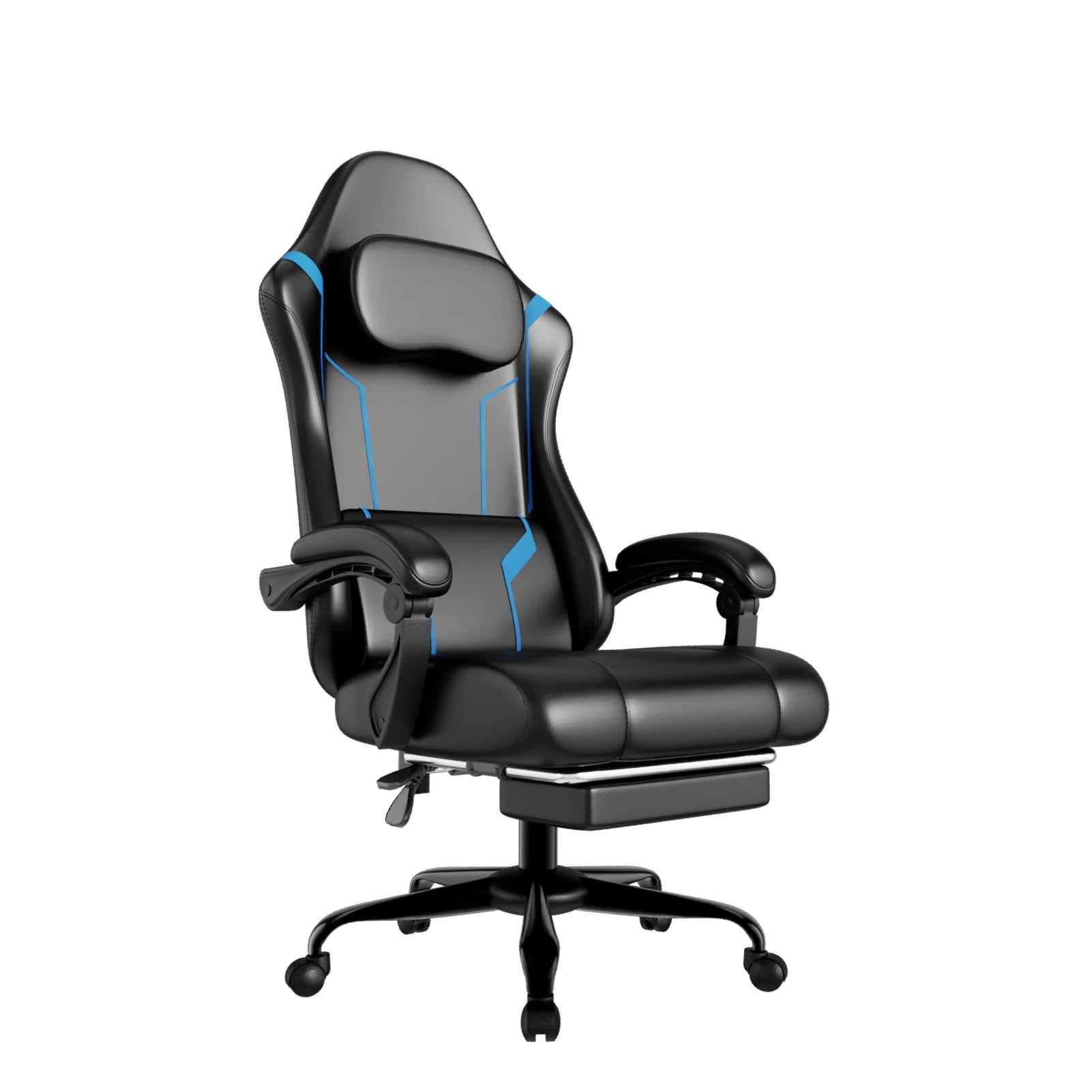 Ergonomic Gaming Chair, Electronic Gaming Chair with Pocket Spring Pad and Footrest, Height Adjustable Computer Chair - Fix & GoErgonomic Gaming Chair, Electronic Gaming Chair with Pocket Spring Pad and Footrest, Height Adjustable Computer ChairFix & Go