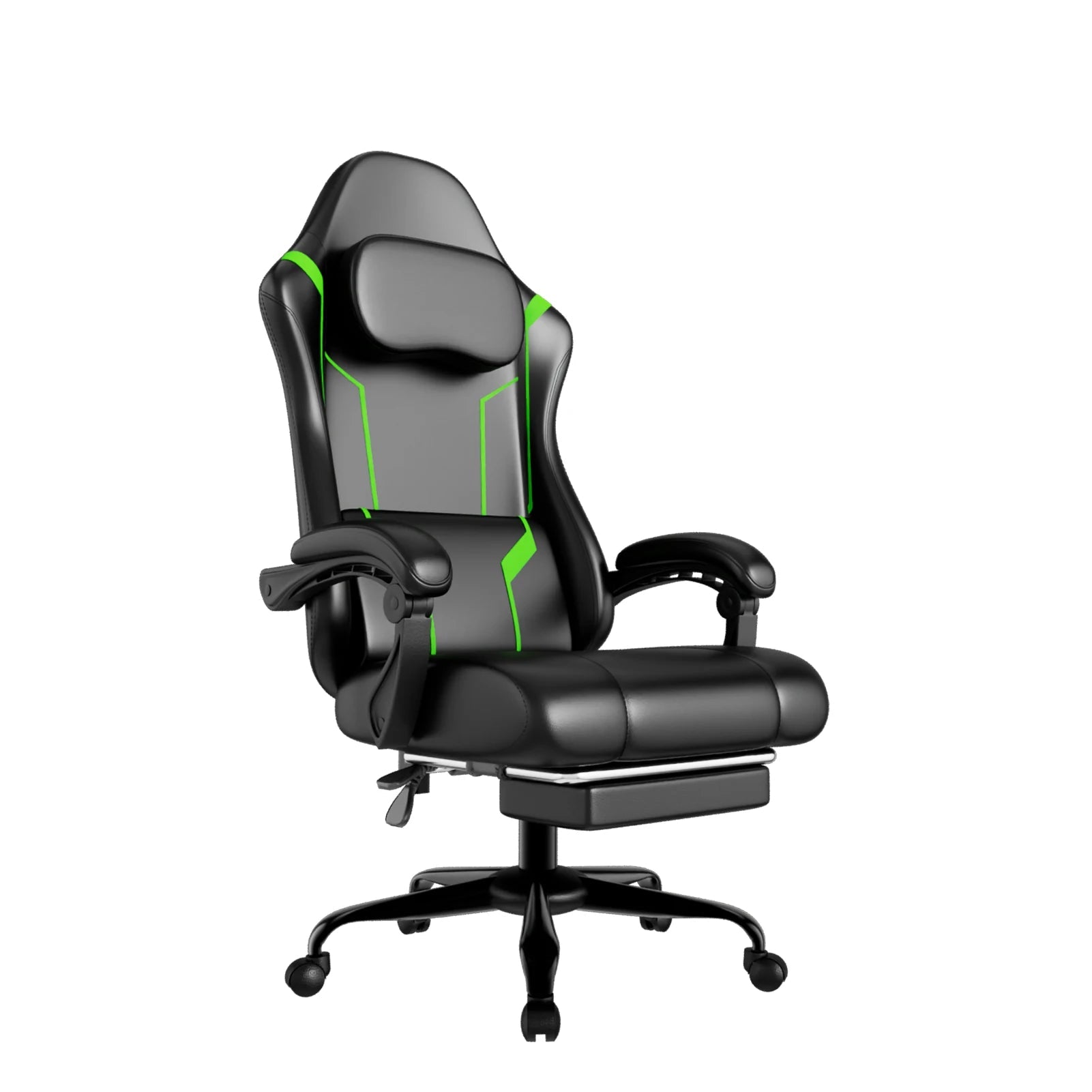Ergonomic Gaming Chair, Electronic Gaming Chair with Pocket Spring Pad and Footrest, Height Adjustable Computer Chair - Fix & GoErgonomic Gaming Chair, Electronic Gaming Chair with Pocket Spring Pad and Footrest, Height Adjustable Computer ChairFix & Go