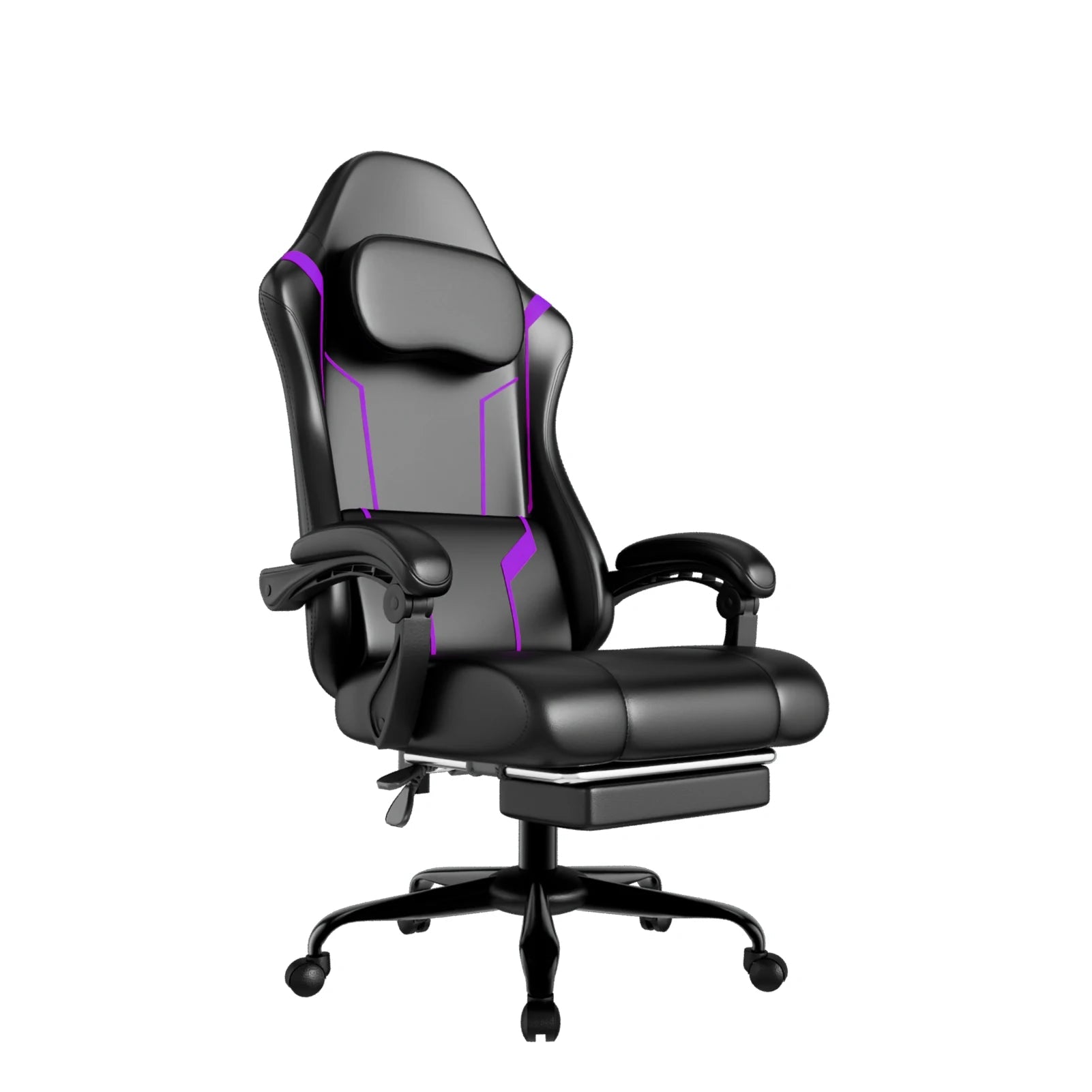 Ergonomic Gaming Chair, Electronic Gaming Chair with Pocket Spring Pad and Footrest, Height Adjustable Computer Chair - Fix & GoErgonomic Gaming Chair, Electronic Gaming Chair with Pocket Spring Pad and Footrest, Height Adjustable Computer ChairFix & Go