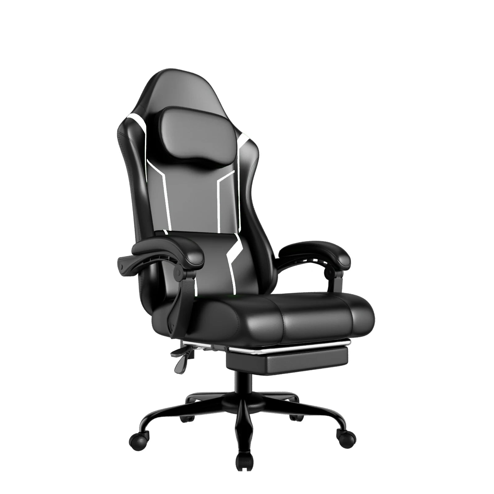 Ergonomic Gaming Chair, Electronic Gaming Chair with Pocket Spring Pad and Footrest, Height Adjustable Computer Chair - Fix & GoErgonomic Gaming Chair, Electronic Gaming Chair with Pocket Spring Pad and Footrest, Height Adjustable Computer ChairFix & Go