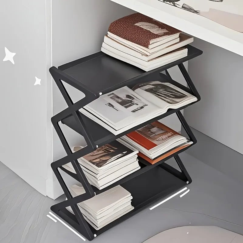 Étagère à chaussures multi-niveaux de type X à 4 couches, gain de place, couleur unie, montage simple à domicile, convient pour l'entrée, le salon - FATAONÉtagère à chaussures multi-niveaux de type X à 4 couches, gain de place, couleur unie, montage simple à domicile, convient pour l'entrée, le salonSolutions MaisonFATAON