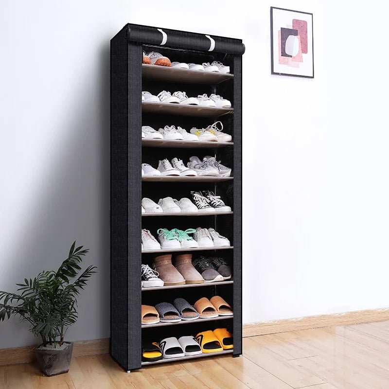 Étagère à chaussures simple avec rangement anti-poussière, armoire à chaussures multi-niveaux, support de rangement pour entrée de dortoir - FATAONÉtagère à chaussures simple avec rangement anti-poussière, armoire à chaussures multi-niveaux, support de rangement pour entrée de dortoirSolutions MaisonFATAON