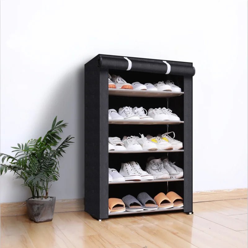 Étagère à chaussures simple avec rangement anti-poussière, armoire à chaussures multi-niveaux, support de rangement pour entrée de dortoir - FATAONÉtagère à chaussures simple avec rangement anti-poussière, armoire à chaussures multi-niveaux, support de rangement pour entrée de dortoirSolutions MaisonFATAON