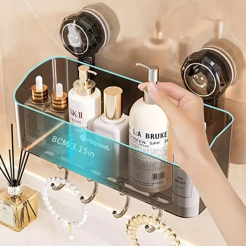 Étagère de salle de bain à ventouse, sans perçage, porte-shampoing, étagère de douche, support de rangement de salle de bain, panier de douche, organisateur de salle de bain étagère salle de bain sans perçage - FATAONÉtagère de salle de bain à ventouse, sans perçage, porte-shampoing, étagère de douche, support de rangement de salle de bain, panier de douche, organisateur de salle de bain étagère salle de bain sans perçageSolutions MaisonFATAON