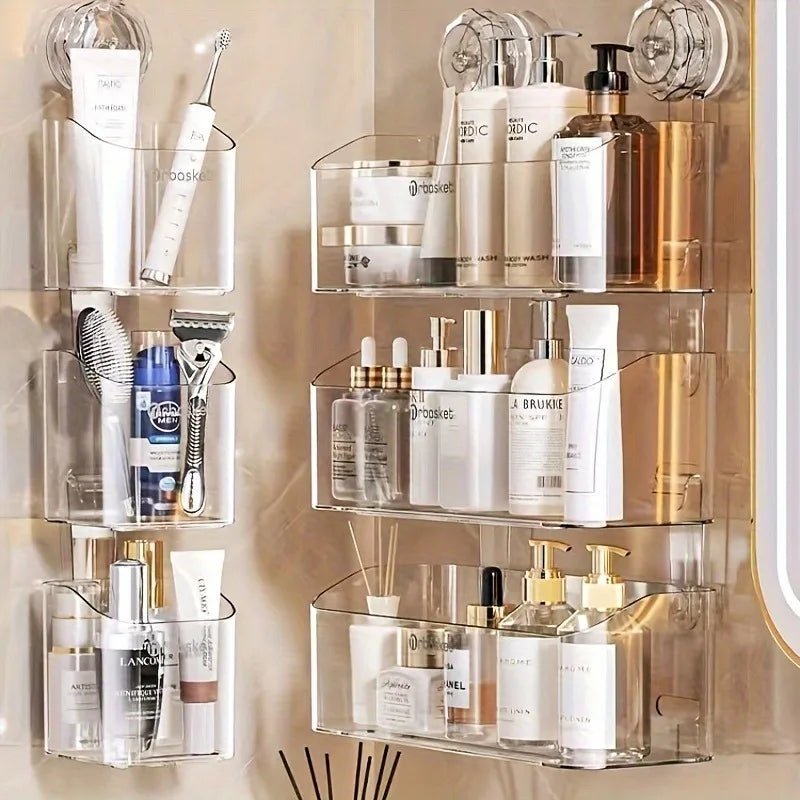 Étagère de salle de bain à ventouse, sans perçage, porte-shampoing, étagère de douche, support de rangement de salle de bain, panier de douche, organisateur de salle de bain étagère salle de bain sans perçage - FATAONÉtagère de salle de bain à ventouse, sans perçage, porte-shampoing, étagère de douche, support de rangement de salle de bain, panier de douche, organisateur de salle de bain étagère salle de bain sans perçageSolutions MaisonFATAON