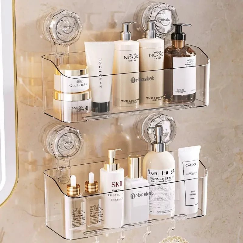 Étagère de salle de bain à ventouse, sans perçage, porte-shampoing, étagère de douche, support de rangement de salle de bain, panier de douche, organisateur de salle de bain étagère salle de bain sans perçage - FATAONÉtagère de salle de bain à ventouse, sans perçage, porte-shampoing, étagère de douche, support de rangement de salle de bain, panier de douche, organisateur de salle de bain étagère salle de bain sans perçageSolutions MaisonFATAON