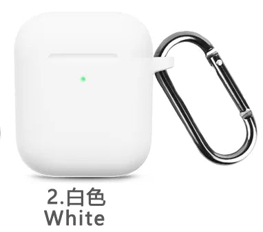 Étuis en Silicone avec couvercle à crochet pour Apple Airpods 1/2, housse de protection antichoc pour écouteurs sans fil pour airpods 2 1, sacs de boîte - FATAONÉtuis en Silicone avec couvercle à crochet pour Apple Airpods 1/2, housse de protection antichoc pour écouteurs sans fil pour airpods 2 1, sacs de boîteProductivité & OrganisationFATAON