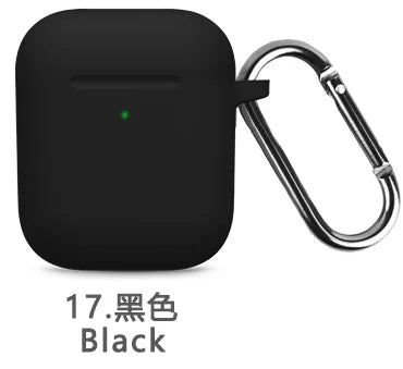 Étuis en Silicone avec couvercle à crochet pour Apple Airpods 1/2, housse de protection antichoc pour écouteurs sans fil pour airpods 2 1, sacs de boîte - FATAONÉtuis en Silicone avec couvercle à crochet pour Apple Airpods 1/2, housse de protection antichoc pour écouteurs sans fil pour airpods 2 1, sacs de boîteProductivité & OrganisationFATAON