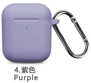 Étuis en Silicone avec couvercle à crochet pour Apple Airpods 1/2, housse de protection antichoc pour écouteurs sans fil pour airpods 2 1, sacs de boîte - FATAONÉtuis en Silicone avec couvercle à crochet pour Apple Airpods 1/2, housse de protection antichoc pour écouteurs sans fil pour airpods 2 1, sacs de boîteProductivité & OrganisationFATAON