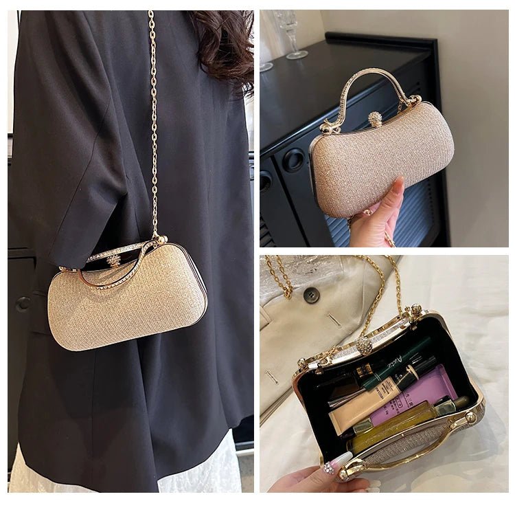 Evening party bags: This year, there is a trend for sophisticated and feminine women's bags. There are simple buttoned small bag - FATAONEvening party bags: This year, there is a trend for sophisticated and feminine women's bags. There are simple buttoned small bagMode FemmeFATAON