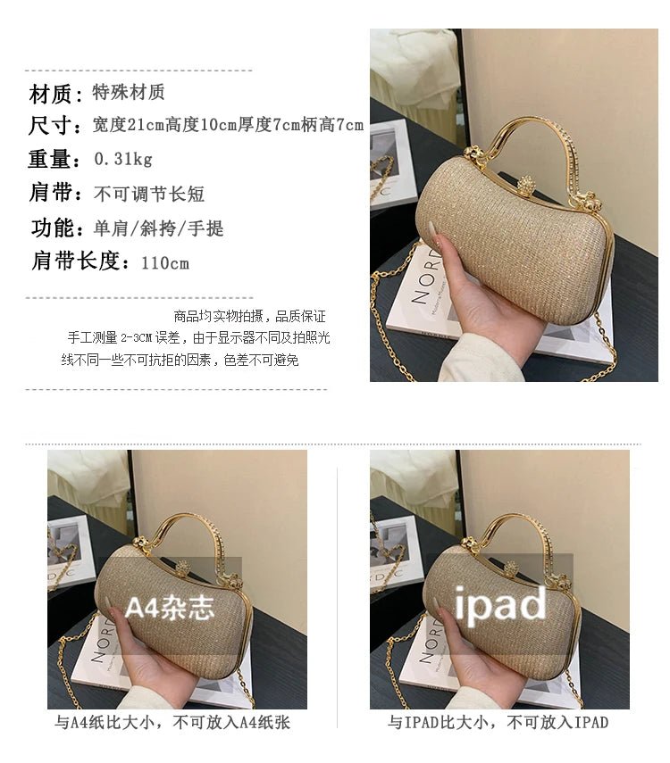 Evening party bags: This year, there is a trend for sophisticated and feminine women's bags. There are simple buttoned small bag - FATAONEvening party bags: This year, there is a trend for sophisticated and feminine women's bags. There are simple buttoned small bagMode FemmeFATAON