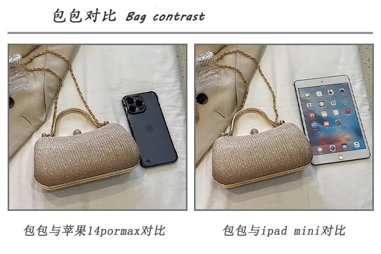 Evening party bags: This year, there is a trend for sophisticated and feminine women's bags. There are simple buttoned small bag - FATAONEvening party bags: This year, there is a trend for sophisticated and feminine women's bags. There are simple buttoned small bagMode FemmeFATAON