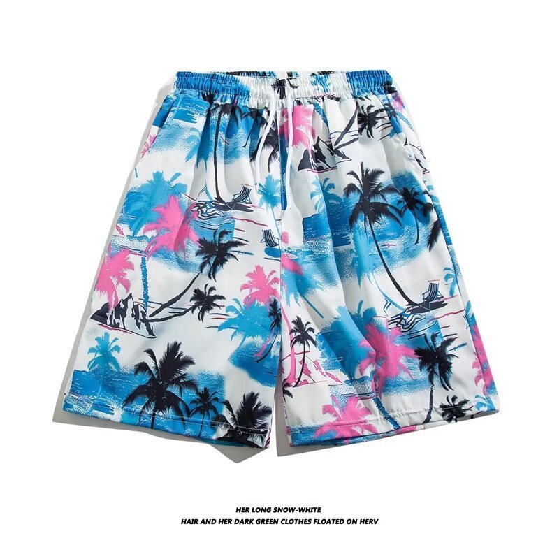 Export Beach Mid-length Pants All-match Korean-style Five-point Pants Summer Casual Shorts Men's Fashionable Brand Loose Casual Trendy Outer Wear - FATAONExport Beach Mid-length Pants All-match Korean-style Five-point Pants Summer Casual Shorts Men's Fashionable Brand Loose Casual Trendy Outer WearMode HommeFATAON