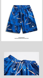 Export Beach Mid-length Pants All-match Korean-style Five-point Pants Summer Casual Shorts Men's Fashionable Brand Loose Casual Trendy Outer Wear - FATAONExport Beach Mid-length Pants All-match Korean-style Five-point Pants Summer Casual Shorts Men's Fashionable Brand Loose Casual Trendy Outer WearMode HommeFATAON