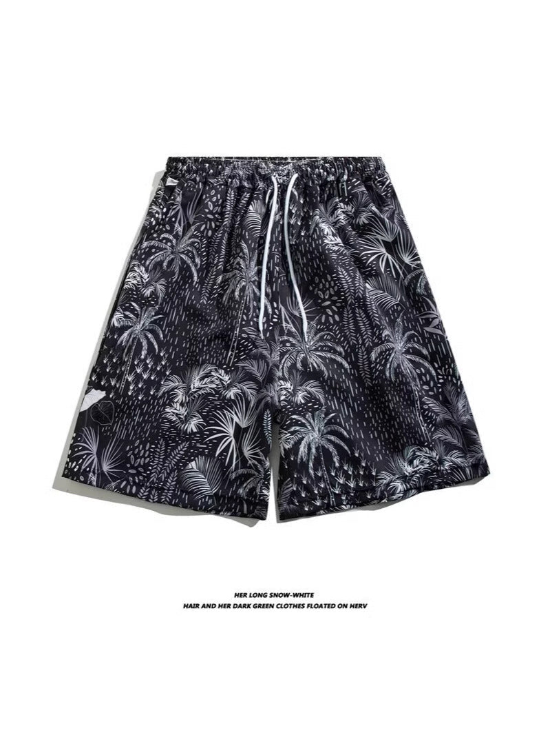 Export Beach Mid-length Pants All-match Korean-style Five-point Pants Summer Casual Shorts Men's Fashionable Brand Loose Casual Trendy Outer Wear - FATAONExport Beach Mid-length Pants All-match Korean-style Five-point Pants Summer Casual Shorts Men's Fashionable Brand Loose Casual Trendy Outer WearMode HommeFATAON