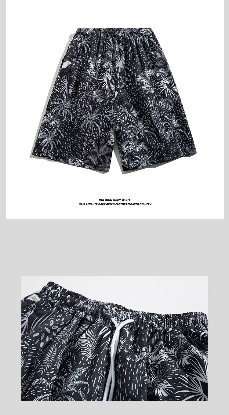 Export Beach Mid-length Pants All-match Korean-style Five-point Pants Summer Casual Shorts Men's Fashionable Brand Loose Casual Trendy Outer Wear - FATAONExport Beach Mid-length Pants All-match Korean-style Five-point Pants Summer Casual Shorts Men's Fashionable Brand Loose Casual Trendy Outer WearMode HommeFATAON