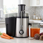 Extracteur de jus centrifuge de 800 watts avec une large ouverture de 3 pouces pour fruits et légumes, facile à nettoyer, en acier inoxydable (argent) - FATAONExtracteur de jus centrifuge de 800 watts avec une large ouverture de 3 pouces pour fruits et légumes, facile à nettoyer, en acier inoxydable (argent)Solutions MaisonFATAON