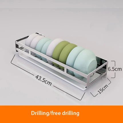 Factory Wholesale Custom Diy Kitchen 304 Stainless Steel Wall Dish Spice Racks Rust-proof Shelf - FATAONFactory Wholesale Custom Diy Kitchen 304 Stainless Steel Wall Dish Spice Racks Rust-proof ShelfSolutions MaisonFATAON