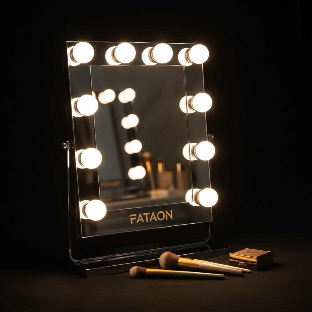 FATAON Miroir Maquillage LED Hollywood