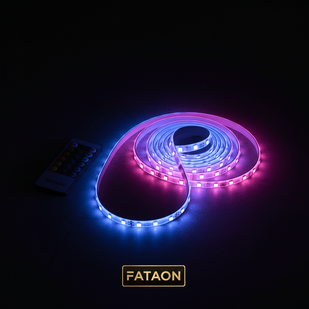 FATAON Ruban LED Chambre RGB 5m