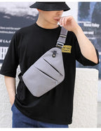 Fengdong men ultra thin anti-theft small chest bag mini cross body bags male one shoulder sling bag for travel boy sports bag - FATAONFengdong men ultra thin anti-theft small chest bag mini cross body bags male one shoulder sling bag for travel boy sports bagMode HommeFATAON