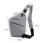 Fengdong men ultra thin anti-theft small chest bag mini cross body bags male one shoulder sling bag for travel boy sports bag - FATAONFengdong men ultra thin anti-theft small chest bag mini cross body bags male one shoulder sling bag for travel boy sports bagMode HommeFATAON