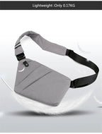 Fengdong men ultra thin anti-theft small chest bag mini cross body bags male one shoulder sling bag for travel boy sports bag - FATAONFengdong men ultra thin anti-theft small chest bag mini cross body bags male one shoulder sling bag for travel boy sports bagMode HommeFATAON