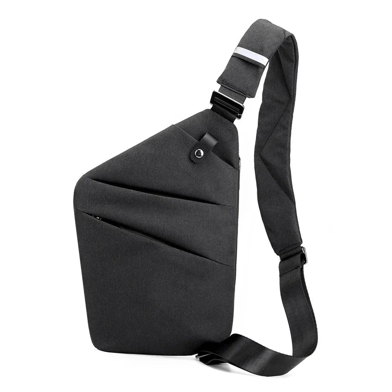 Fengdong men ultra thin anti-theft small chest bag mini cross body bags male one shoulder sling bag for travel boy sports bag - FATAONFengdong men ultra thin anti-theft small chest bag mini cross body bags male one shoulder sling bag for travel boy sports bagMode HommeFATAON