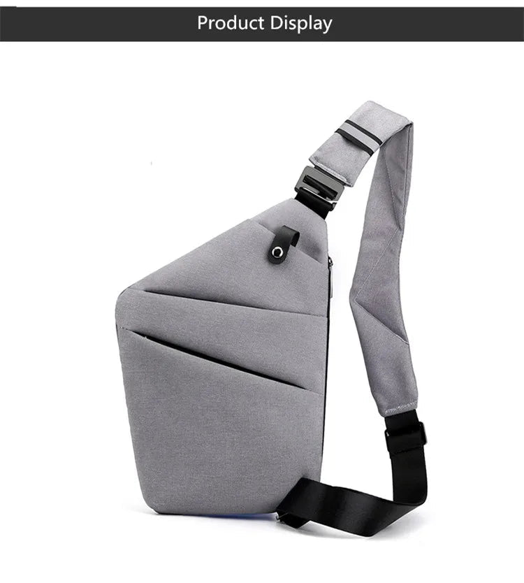 Fengdong men ultra thin anti-theft small chest bag mini cross body bags male one shoulder sling bag for travel boy sports bag - FATAONFengdong men ultra thin anti-theft small chest bag mini cross body bags male one shoulder sling bag for travel boy sports bagMode HommeFATAON