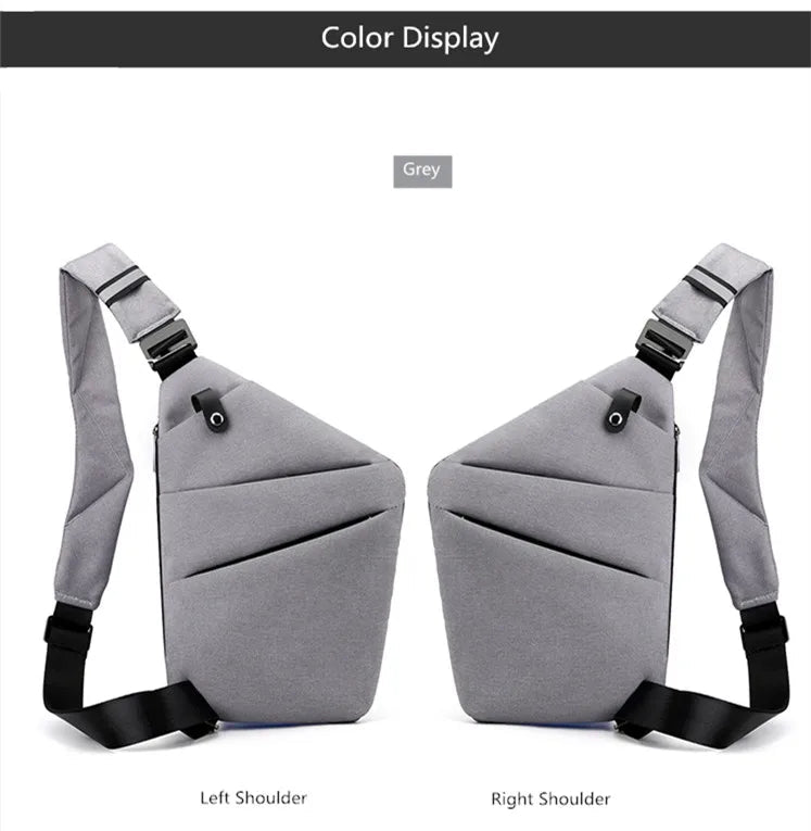 Fengdong men ultra thin anti-theft small chest bag mini cross body bags male one shoulder sling bag for travel boy sports bag - FATAONFengdong men ultra thin anti-theft small chest bag mini cross body bags male one shoulder sling bag for travel boy sports bagMode HommeFATAON