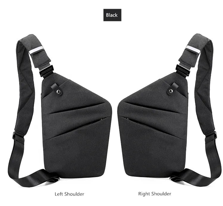 Fengdong men ultra thin anti-theft small chest bag mini cross body bags male one shoulder sling bag for travel boy sports bag - FATAONFengdong men ultra thin anti-theft small chest bag mini cross body bags male one shoulder sling bag for travel boy sports bagMode HommeFATAON