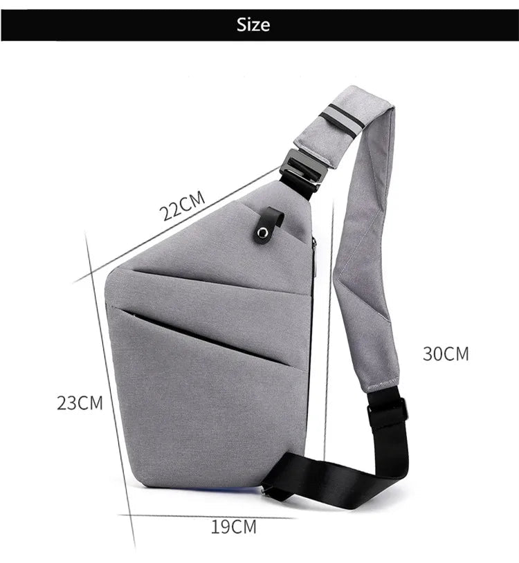 Fengdong men ultra thin anti-theft small chest bag mini cross body bags male one shoulder sling bag for travel boy sports bag - FATAONFengdong men ultra thin anti-theft small chest bag mini cross body bags male one shoulder sling bag for travel boy sports bagMode HommeFATAON