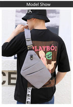 Fengdong men ultra thin anti-theft small chest bag mini cross body bags male one shoulder sling bag for travel boy sports bag - FATAONFengdong men ultra thin anti-theft small chest bag mini cross body bags male one shoulder sling bag for travel boy sports bagMode HommeFATAON